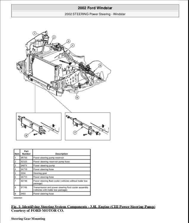 2001 ford windstar repair manual